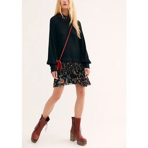 NWT Free people opposites attract mini dress